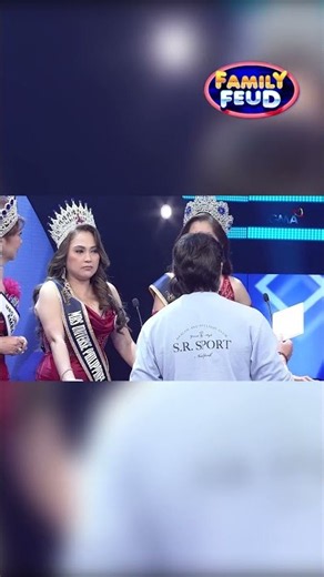 Mrs. Universe, it’s resbak time! #shorts | Family Feud