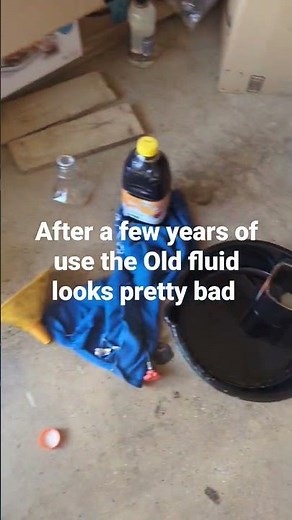 changed the hydraulic fluid in my electric log splitter