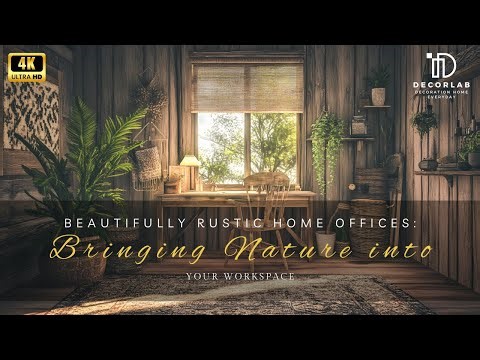 Beautifully Rustic Home Offices: Bringing Nature into Your Workspace