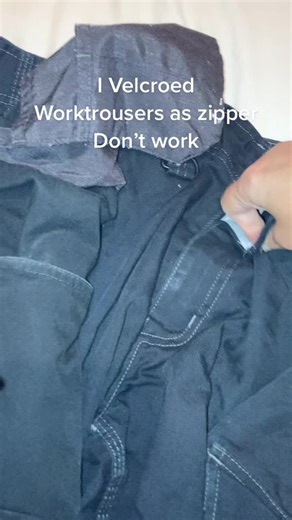 Transforming Work Trousers with Velcro