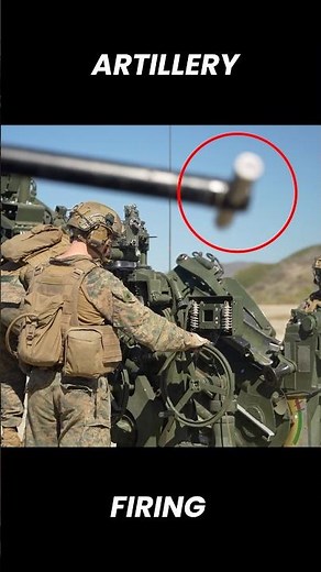 Military Artillery Firing