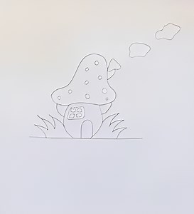 7.6K views · 102 reactions | Easy Mushroom House Drawing for Children | Drawing Classes for Kids | Facebook