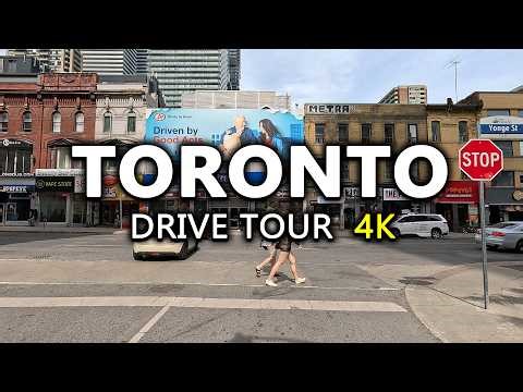 Toronto Drive Tour 2025 | Downtown 4K POV