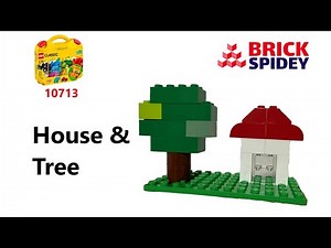 Lego 10713 How to make a small house and tree using Lego Classic 10713