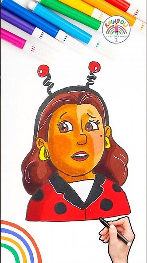 Draw PAW Patrol Easy Tutorial | Draw PAW Patrol Mayor Goodway Easy 🌈👩🏽 #pawpatrol #drawing #short