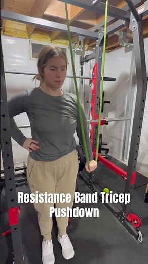 HOW TO: Resistance Band Tricep Pushdown