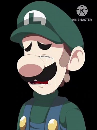 Luigi crying..? ( Don't worry, I'm not sad, crying- )