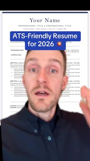Hiring managers love this template so I’m going to use it a LOT this year because it’s the perfect mix of ATS-optimized and eye-catching detail. Highly recommended for your job search in 2026 #career #jobsearch | Greg Langstaff - Resume Writer & Interview Coach