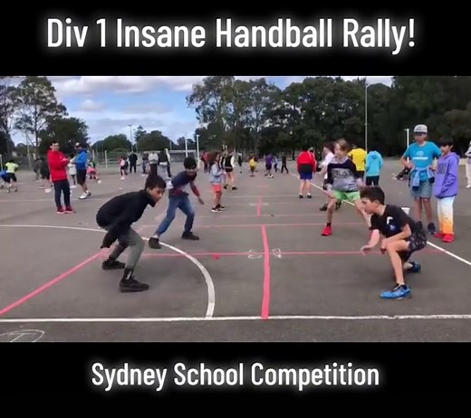 Insane Handball Rally at Sydney Schools Competition