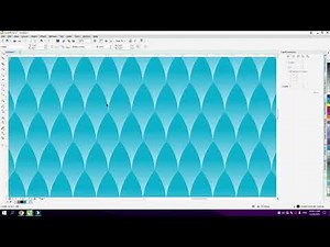CorelDRAW Tutorial: Create a Stunning Seamless Fish Scale Pattern | Easy Vector Background
