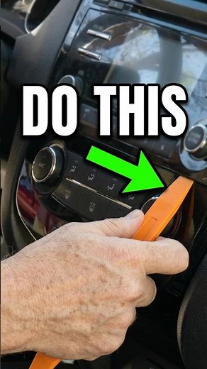 Removing Nissan Rogue Climate Control #mechanic #automobile #diy #nissan