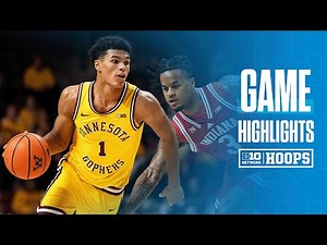 Indiana at Minnesota | HIGHLIGHTS | Big Ten Men's Basketball | 12/03/2025