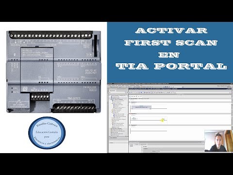 COMO ACTIVAR EL FIRST SCAN EN TIA PORTAL