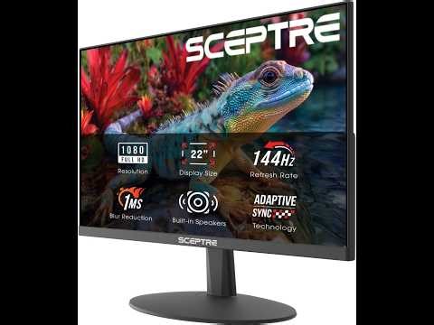 Sceptre 22-Inch Gaming Monitor Review | 1080p FHD, 144Hz, Built-in Speakers