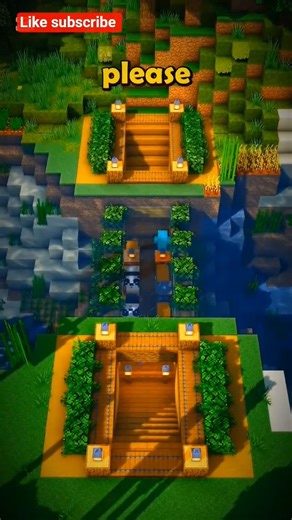 (Minecraft) HOW TO BUILD A RIVER HOUSE! #shorts #minecraft #minecraftshorts #gamtng #1million