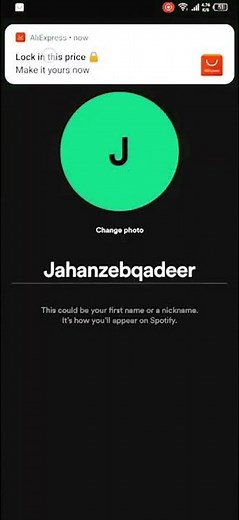 change profile picture on spotify