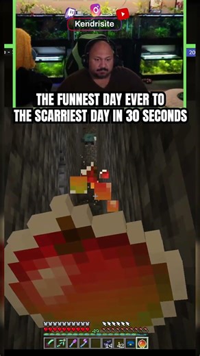 The coolest day ever to the most terrifying... #clips #shorts #reels #minecraft #minecraftmemes