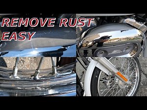 HOW TO REMOVE RUST AND POLISH YOUR HARLEY - Don Of All Sorts #10 - My 1st Time polishing and waxing