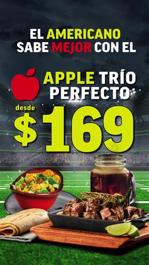 Vive la emoción del partido con tu sabor favorito. Arma tu comida completa desde $169. ¡El plan perfecto está en Applebee’s! | Applebee's México