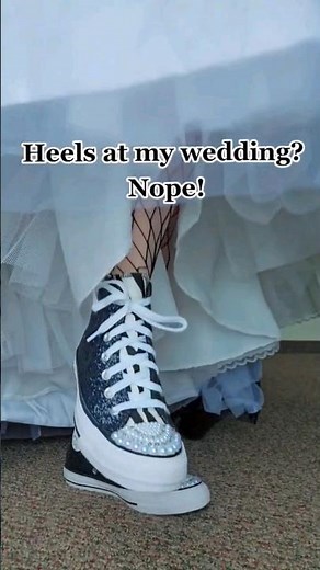 Wedding Converse 👀 #wedding #demilovato
