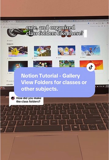 Notion Tutorial: Organizing Gallery View Folders