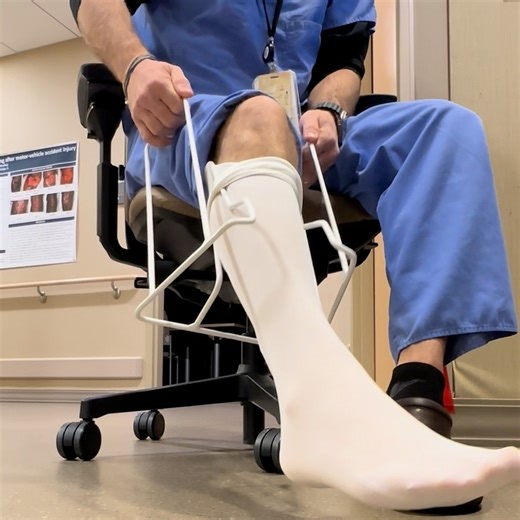 Leland Jaffe DPM, FACFAS, CWSP on Instagram: "Do you struggle to put on your compression stockings? You’re not alone - this is the main reason I hear for patients not being compliant with this treatment recommendation. This video explains the technique of using a donning aid to effortlessly apply compression socks. Proper application improves comfort, compliance, and effectiveness. Save this for video for later use! #CompressionStockings #PatientEducation #VenousHealth #venousinsufficiency #Edem