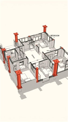 2D Floor Plan to 3D House Transformation | Realistic AI Home