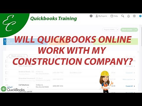 Will QuickBooks Online Work for My Construction Company