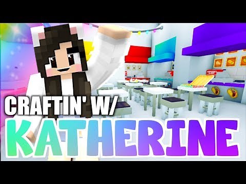 💙Decorating My Minecraft Mall! Craftin' w/ Katherine Ep. 43