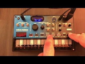KORG volca nubass - Analogue bass synthesizer with Nutube - 1st Jam