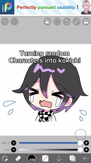 Can you tell I lost motivation halfway. Btw I’m larping genshin I know nothing about it🥹 #kokichi #kokichiouma #danganronpav3 #justmonika #danganronpa