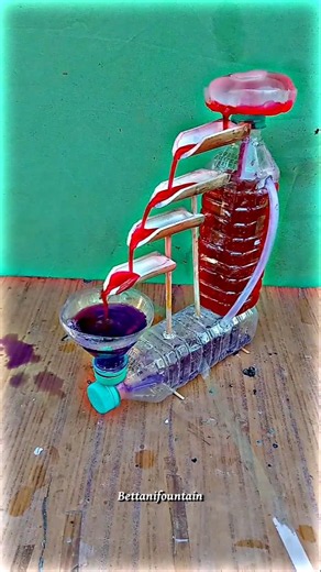 New type of bamboo 🎍 water fountain ⛲#fountain #experiment #shorts