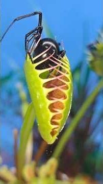 HUGE BATTLE Between Black Widow and Venus Fly Trap #shorts