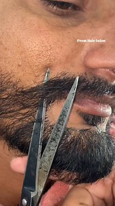 1.5M views · 3.3K reactions | Beard and muchh setting✂️ #haircut #hairstylist #hairtutorial #prem hair salon #haircolor #hairspa #explorepage #hairstyle #hairbraidvideo #haircutting #haircuttingclass #haircurly #haircutdesign #haircutting #2025 | Prem Sankar | Facebook