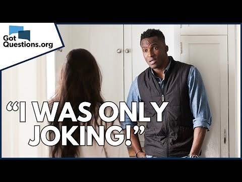 What does the Bible say about crude joking? | GotQuestions.org
