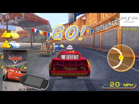 Disney/Pixar Cars (2006) Sony PlayStation Portable (PSP) Gameplay in HD