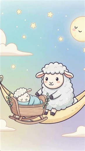 Sleepy Sky Violin and Bells– Sheepy Friends #shorts