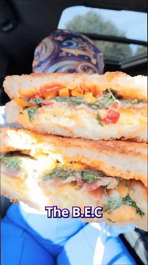 First Watch B.E.C. Taste Test 💜 Rate this crunch from 1-10 #mukbang #breakfast #shorts