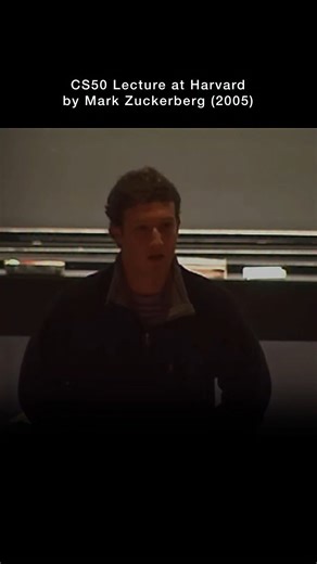 MindMoneyMRKT on Instagram: "One of the more surreal moments in Harvard’s tech history was Mark Zuckerberg appearing as a guest in a CS50 lecture early on, when Facebook was still tiny and the room had barely 20 students. There was no hype, no packed auditorium, and no sense that one of the most influential tech founders of the century was speaking—just a small group of students listening to a peer talk about building something experimental. In hindsight, the scene captures how world-changing co