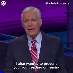 "Jeopardy!" host Alex Trebek just announced he has stage 4 pancreatic cancer. Trebek said he will keep working and asked fans to “Keep the faith and we’ll win.” | CBS Newspath