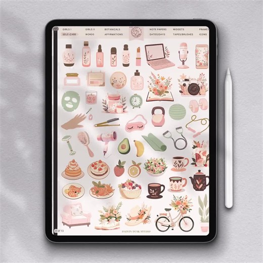 Ultimate Me Everyday Life Stickers for Digital Planner Journal, Self-care Planner Stickers,ipad Android Goodnotes Onenote Notability Sticker - Etsy