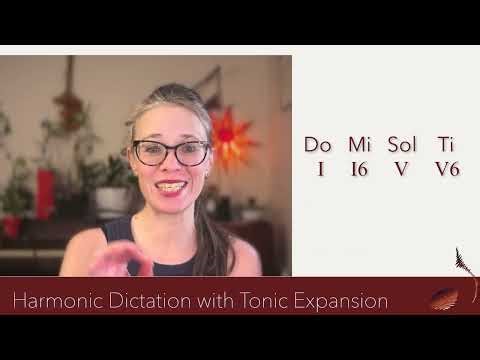 Harmonic Dictation Lesson: Tonic Expansion with Triads