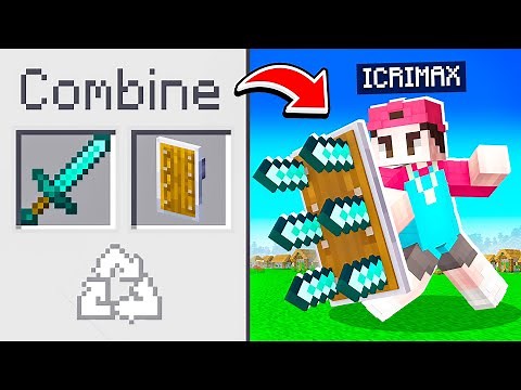 MINECRAFT aber ich KOMBINIERE ALLE ITEMS! 😱