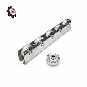 [Hot Item] Industrial Flow Rail ABS Plastic Wheels Roller Track for Warehouse Shelf