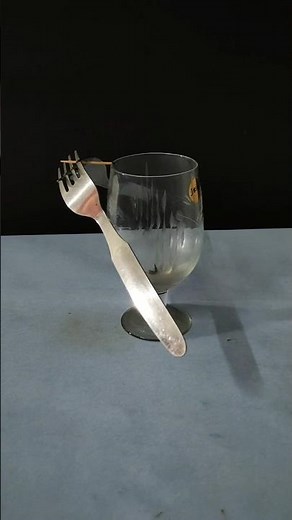 Balancing Forks & Spoon on a Toothpick – Mind-Blowing Trick! #shorts