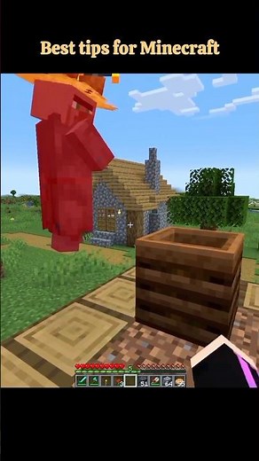 Pro tips for beginners in Minecraft #shorts