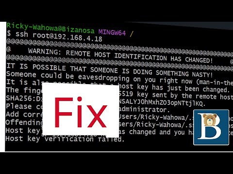 Fix WARNING REMOTE HOST IDENTIFICATION HAS CHANGED - SSH login error