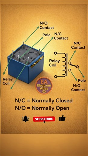 How Automotive Relays Work (NO vs NC Explained with Diagram) #diyelectronics