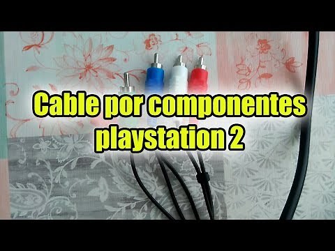 Conectando una playstation 2 a una smart tv: Cable por componentes para playstation 2