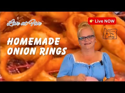 Homemade Onion Rings at Live at Five | Crispy, Golden & Easy